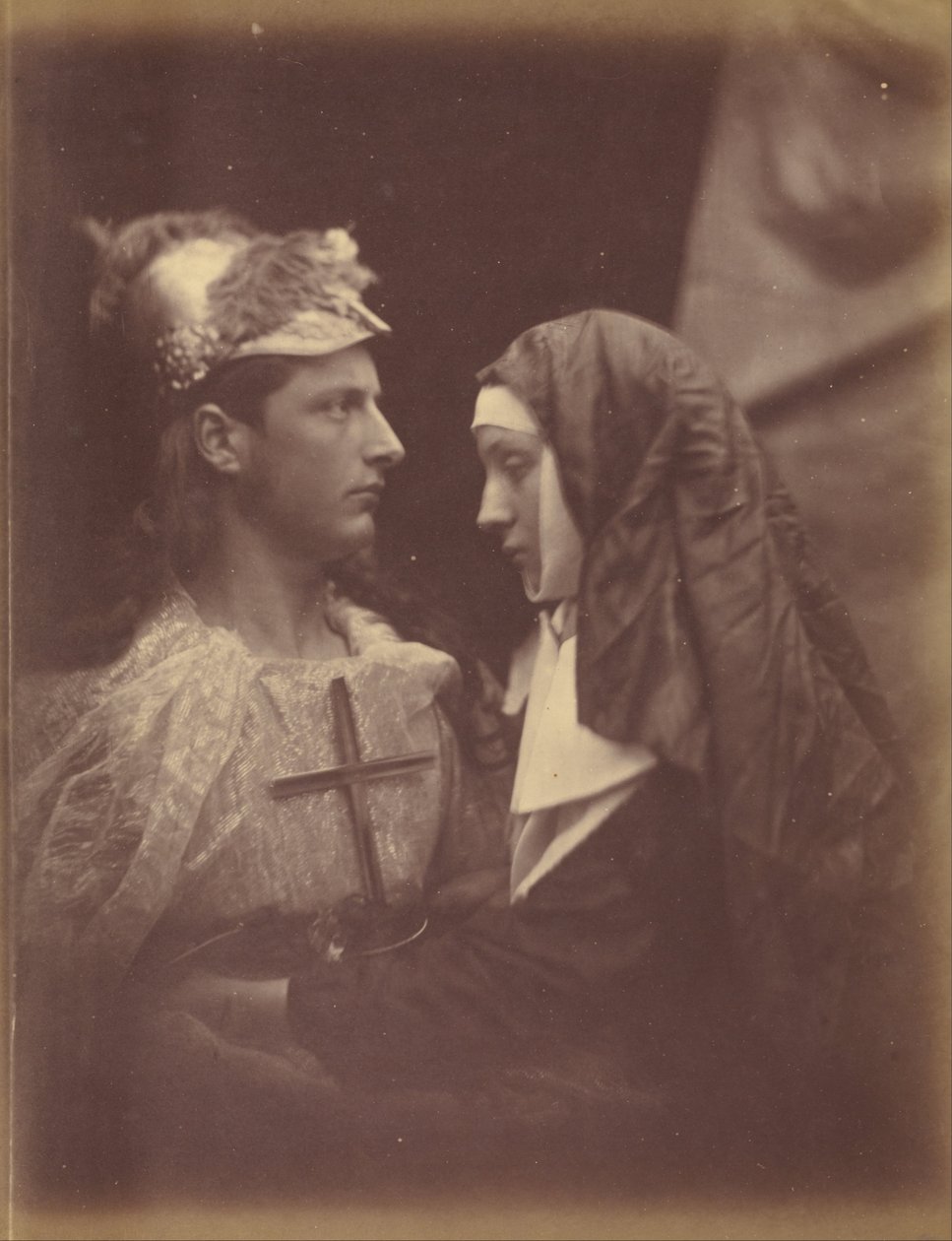 Sir Galahad ve Soluk Rahibe by Julia Margaret Cameron