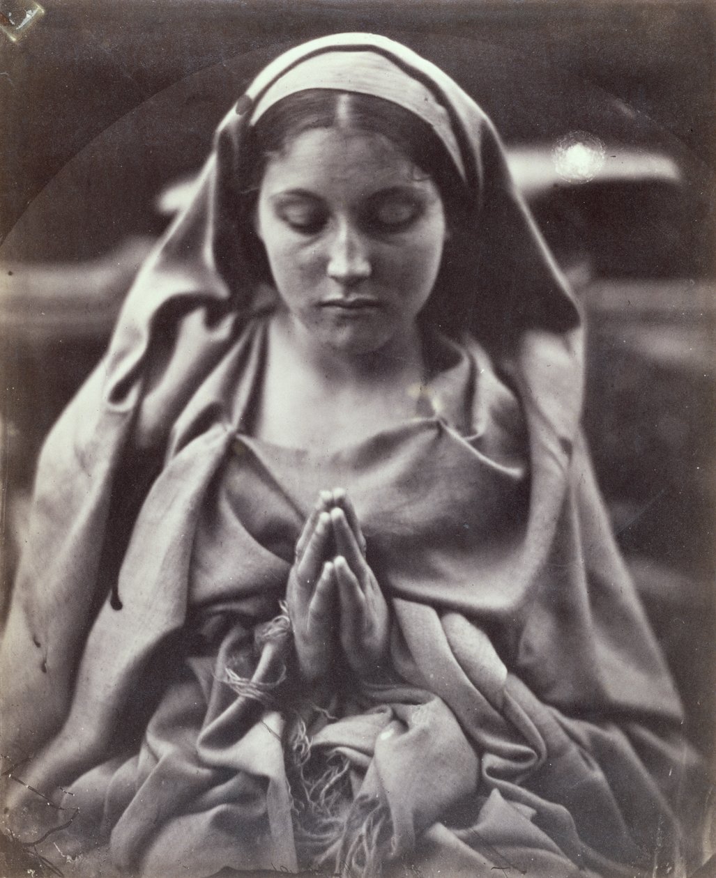 Aziz Agnes (albüm baskısı) by Julia Margaret Cameron