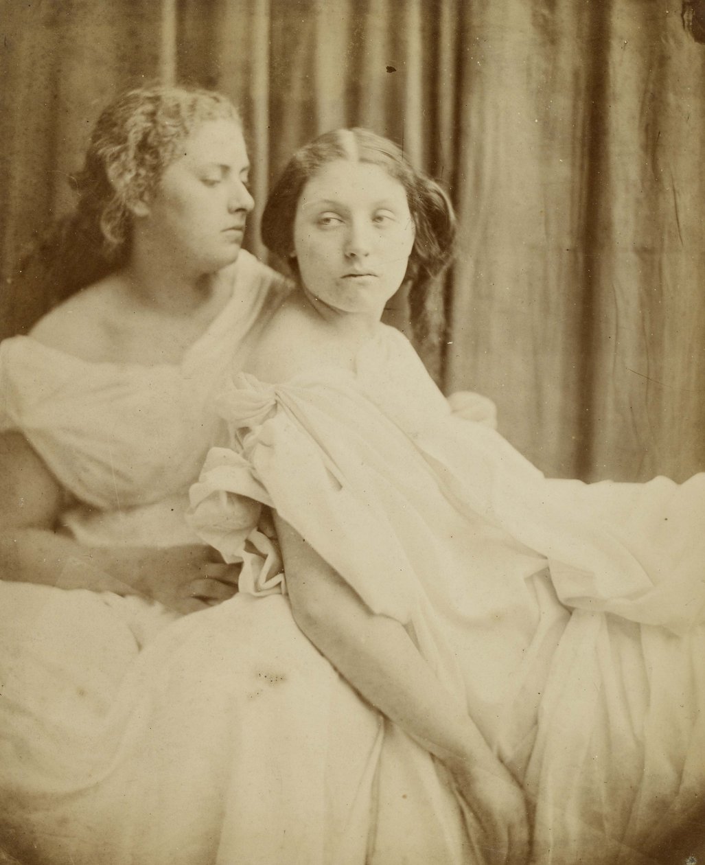 Elgin Mermerlerinden Öğretiler, 1867 (kart desteğine yerleştirilmiş ince fotoğraf kağıdı) by Julia Margaret Cameron