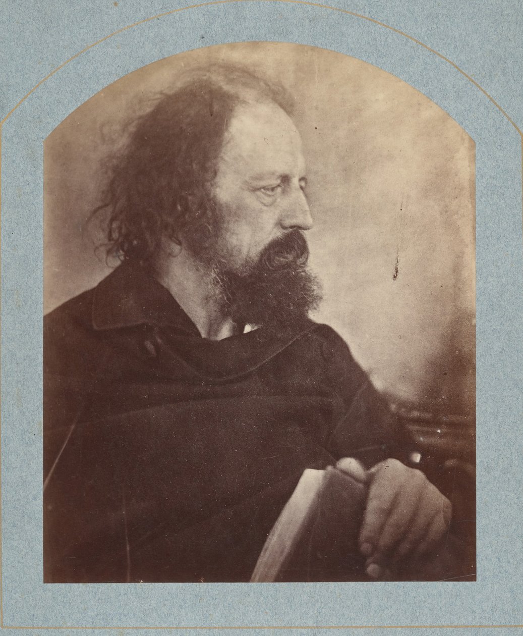 Alfred, Lord Tennyson, 1865. by Julia Margaret Cameron