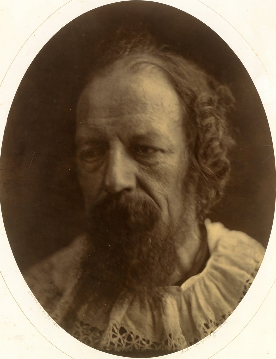 Alfred, Lord Tennyson, 4 Temmuz 1866. by Julia Margaret Cameron