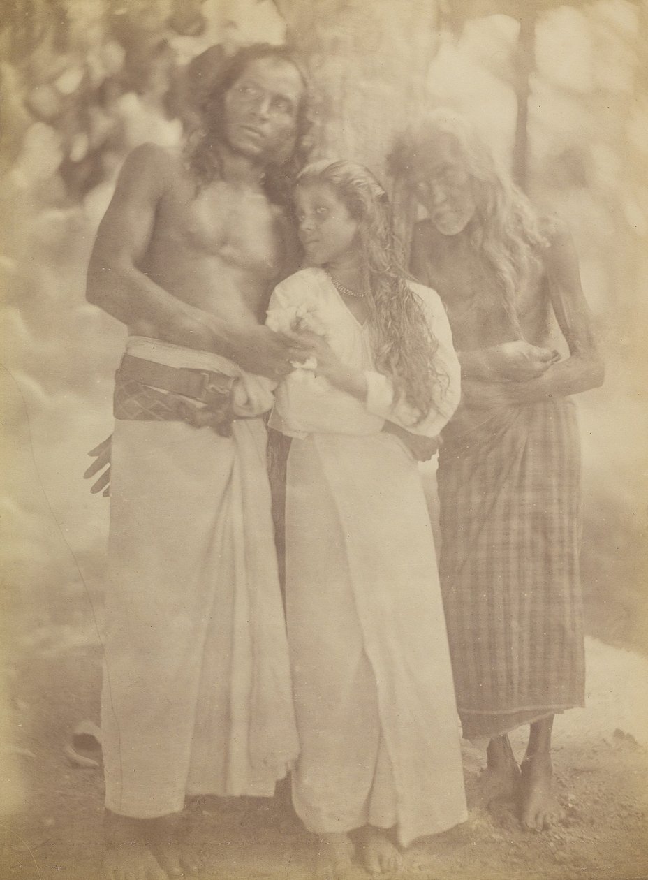 [Bir Ağacın Yanındaki Seylan Grubu], 1878. by Julia Margaret Cameron