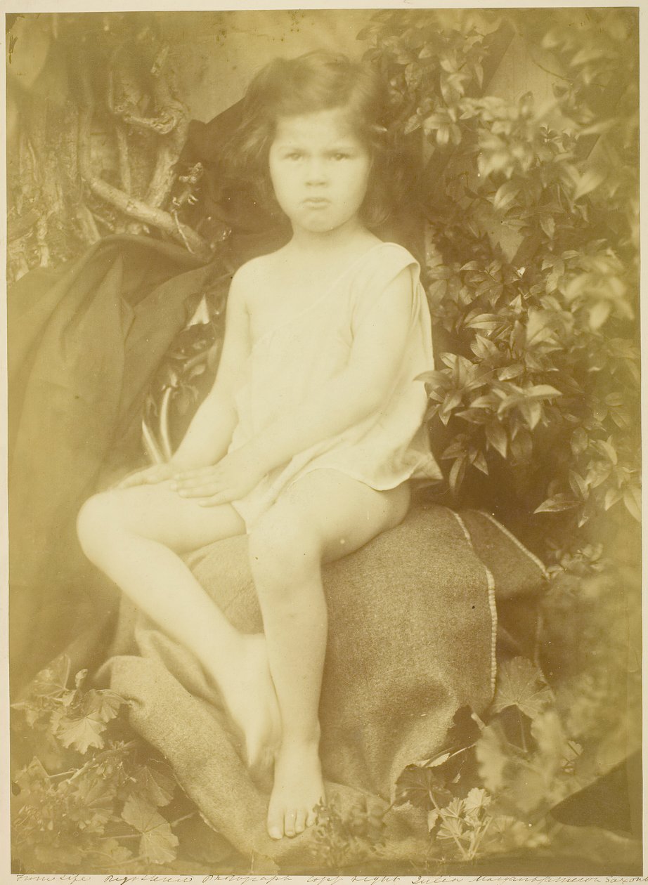 Bebek Aziz John için George Duckworth Çalışması, 1872. by Julia Margaret Cameron