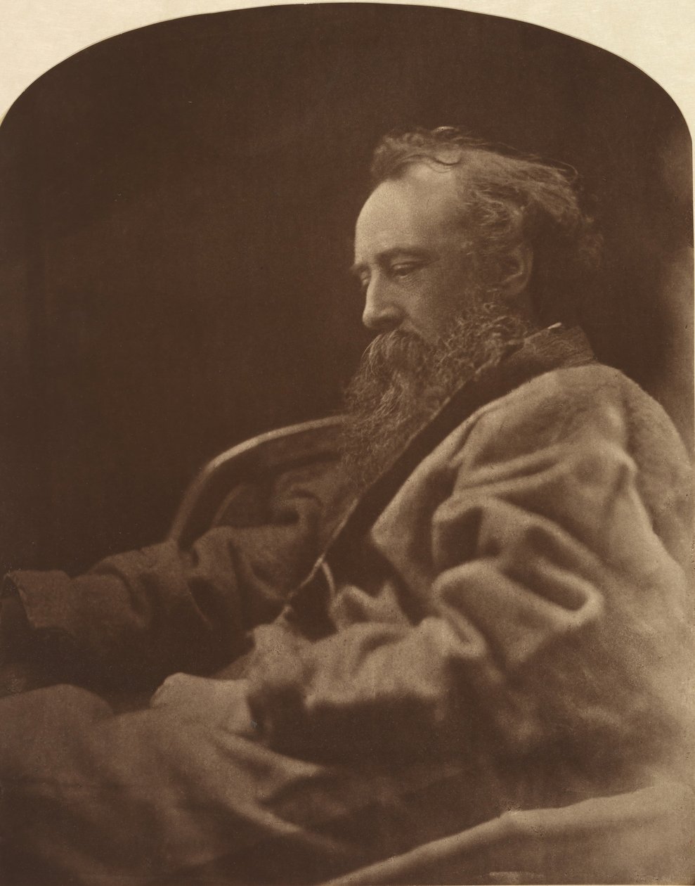 George Frederick Watts, 1864, basılmış yakl. 1905. by Julia Margaret Cameron