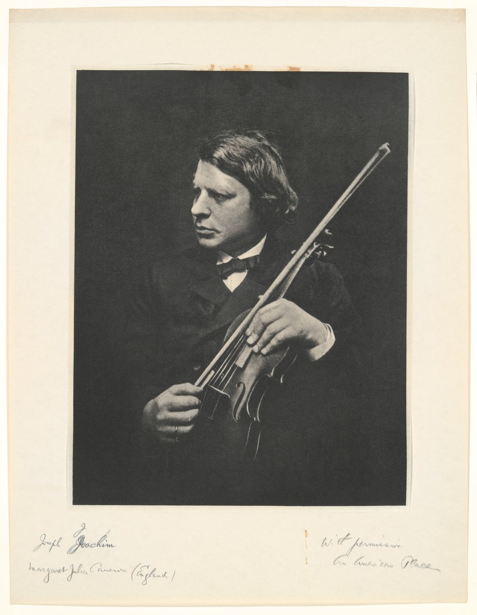 Joseph Joachim by Julia Margaret Cameron