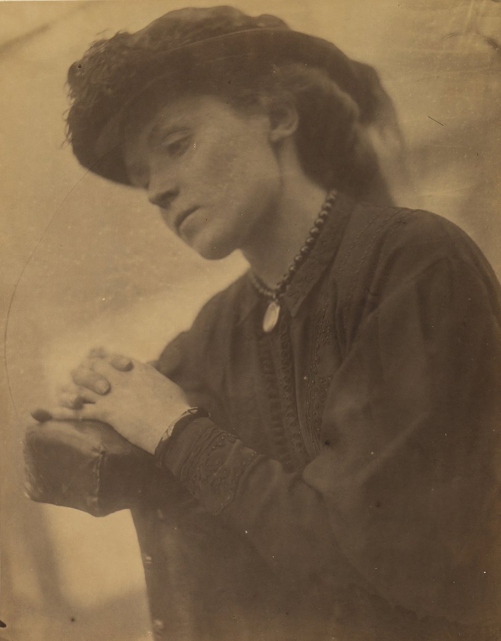 Minnie Thackeray, 1865. by Julia Margaret Cameron