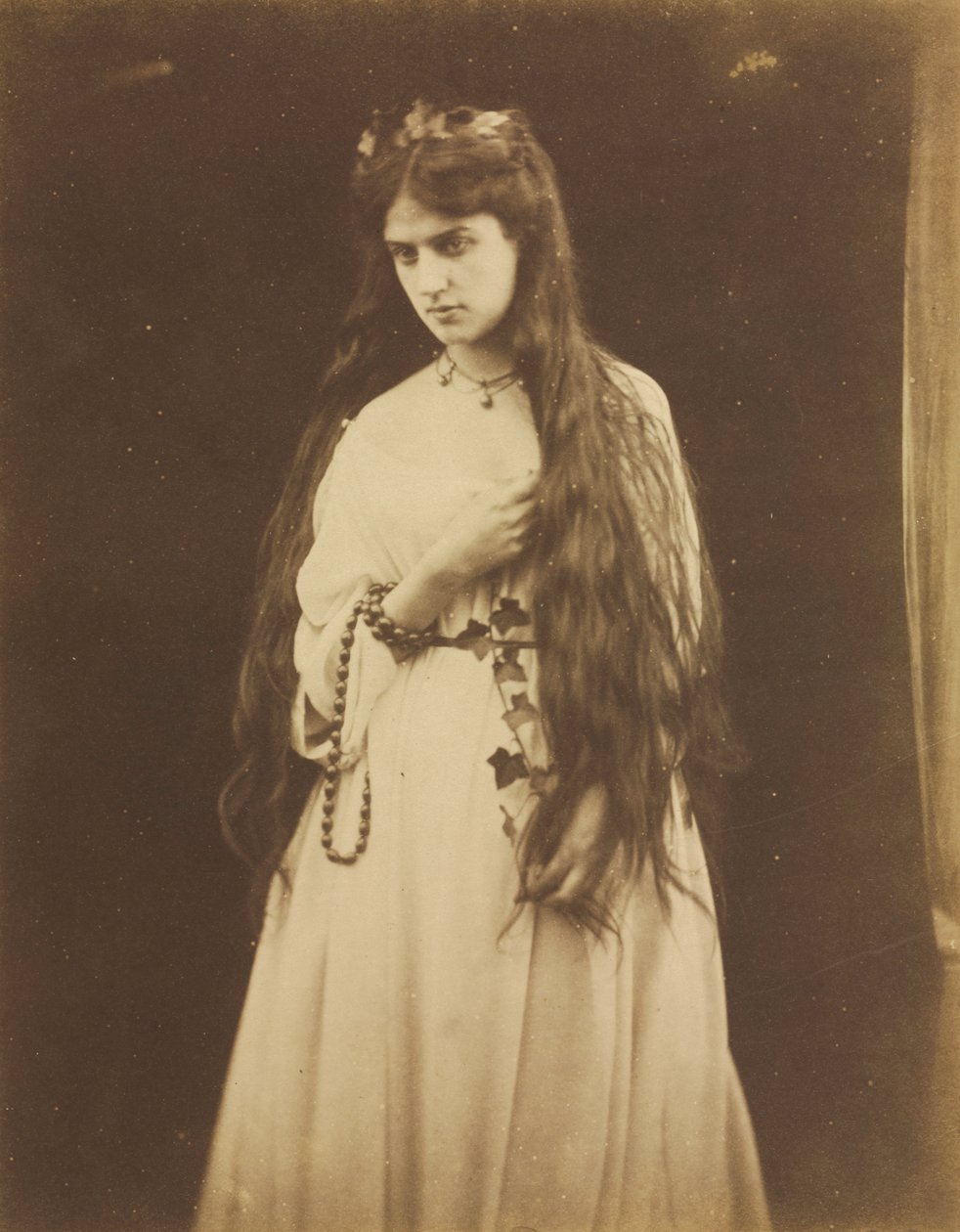 Mnemosyne (Marie Spartalı, 1844-1927) by Julia Margaret Cameron