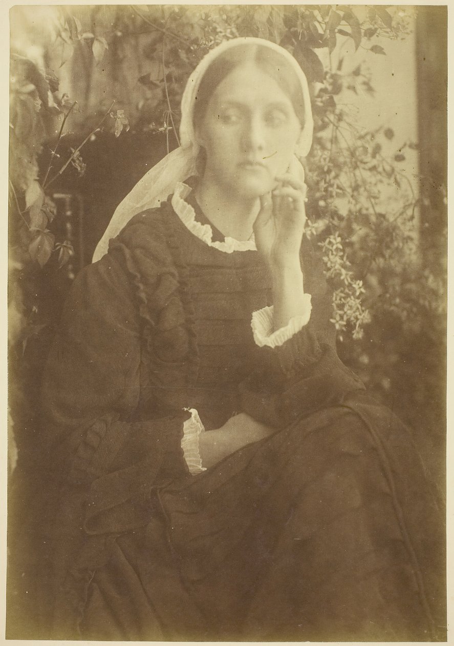 Bayan Herbert Duckworth, 1872. by Julia Margaret Cameron
