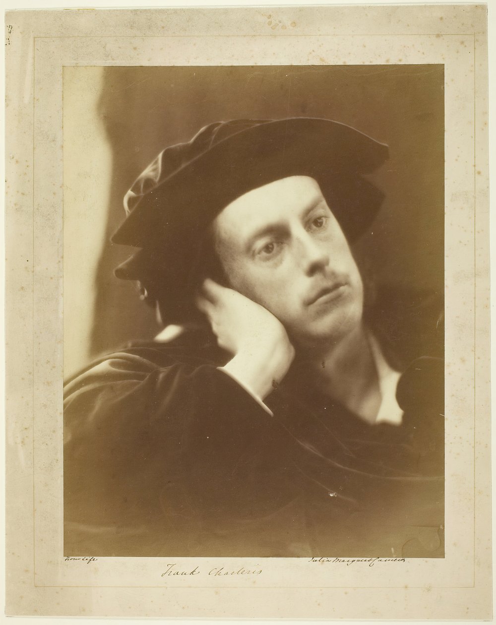 Hon portresi. Frank Charteris, 1867. by Julia Margaret Cameron