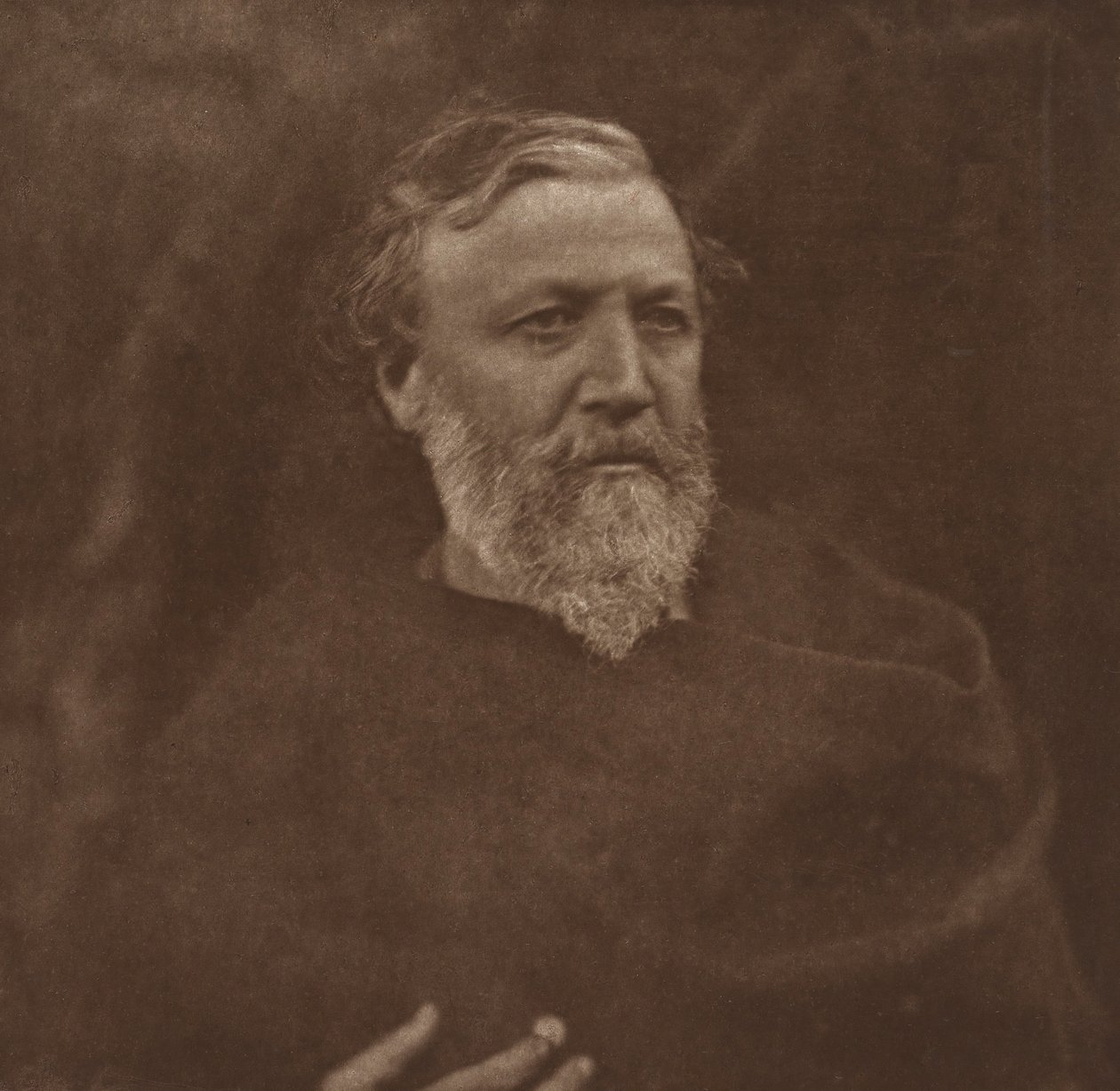 Robert Browning, Mayıs 1865, basılmış yakl. 1902. by Julia Margaret Cameron