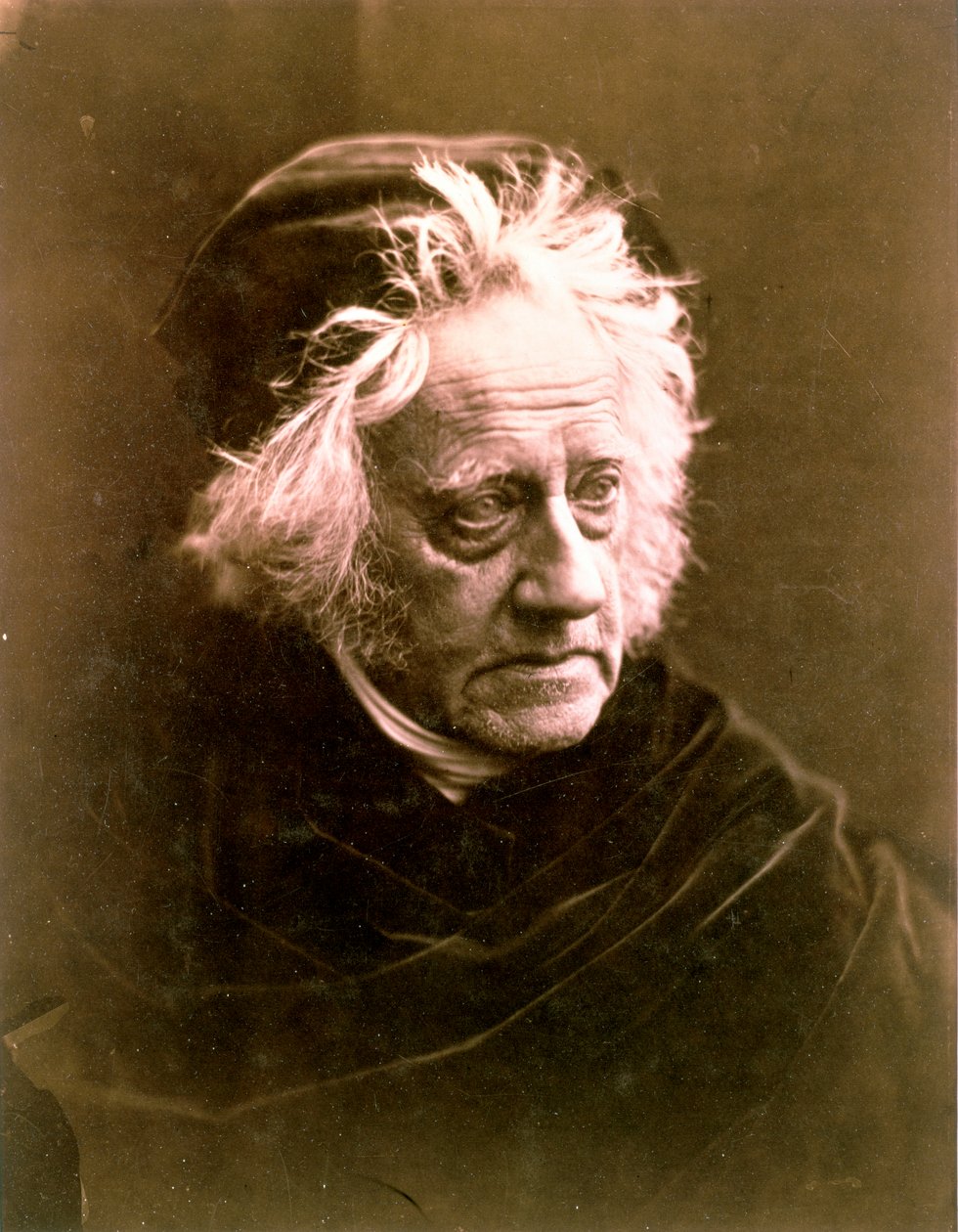 Sir John Frederick William Herschel, İngiliz astronom, 1867 by Julia Margaret Cameron
