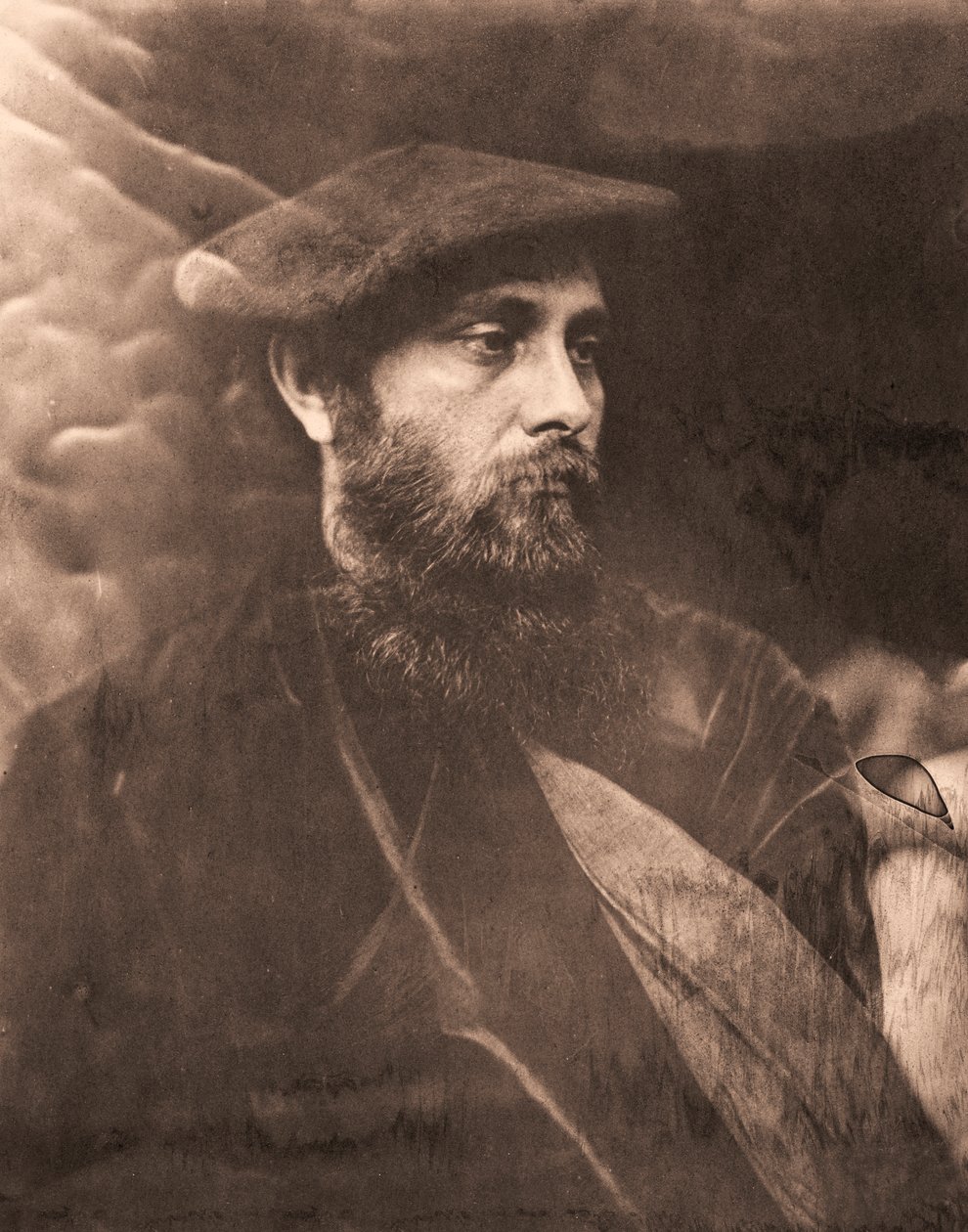 William Michael Rossetti. 19. yüzyıl (fotoğraf) by Julia Margaret Cameron