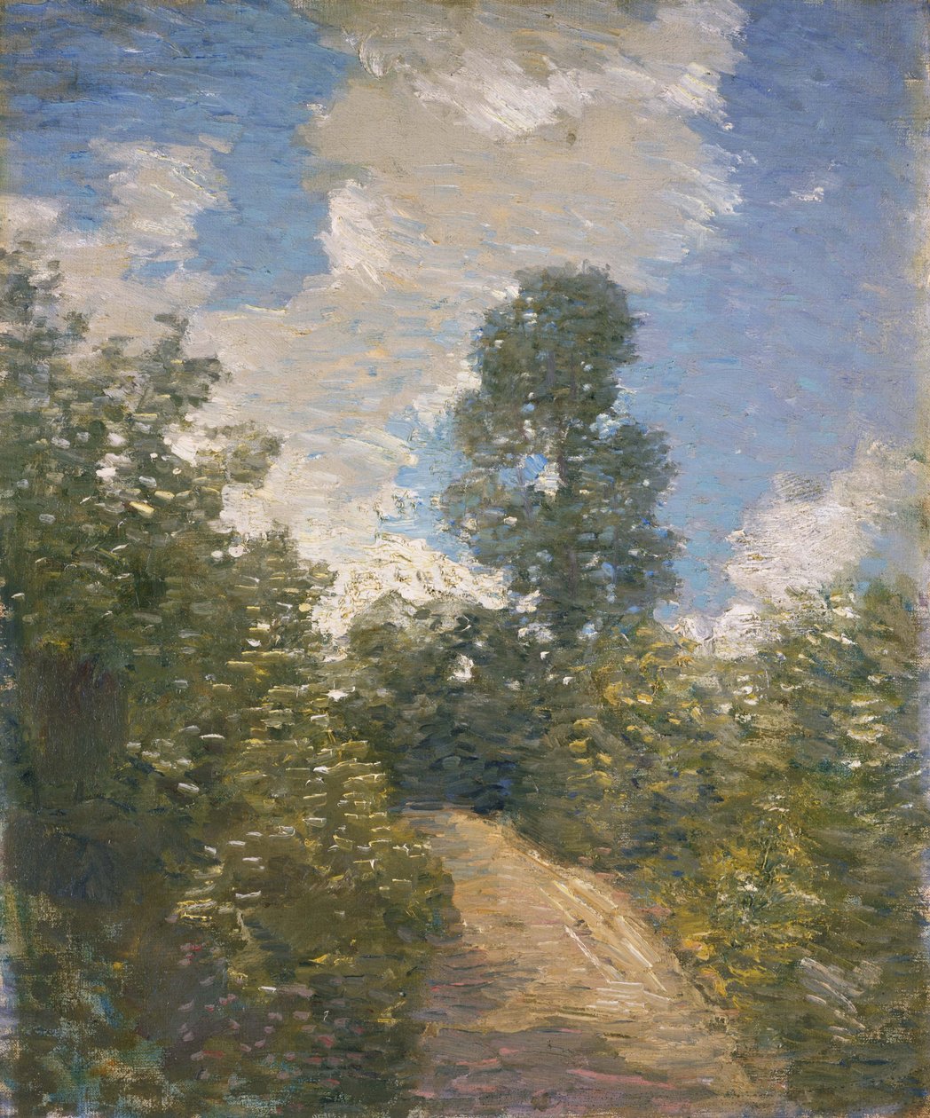 Arka yol by Julian Alden Weir