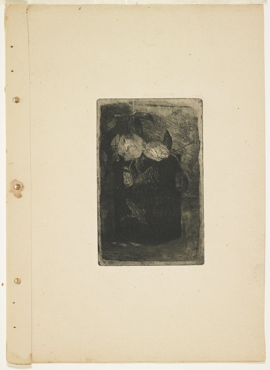 Japon Kavanozunda Çiçekler, 1889 by Julian Alden Weir