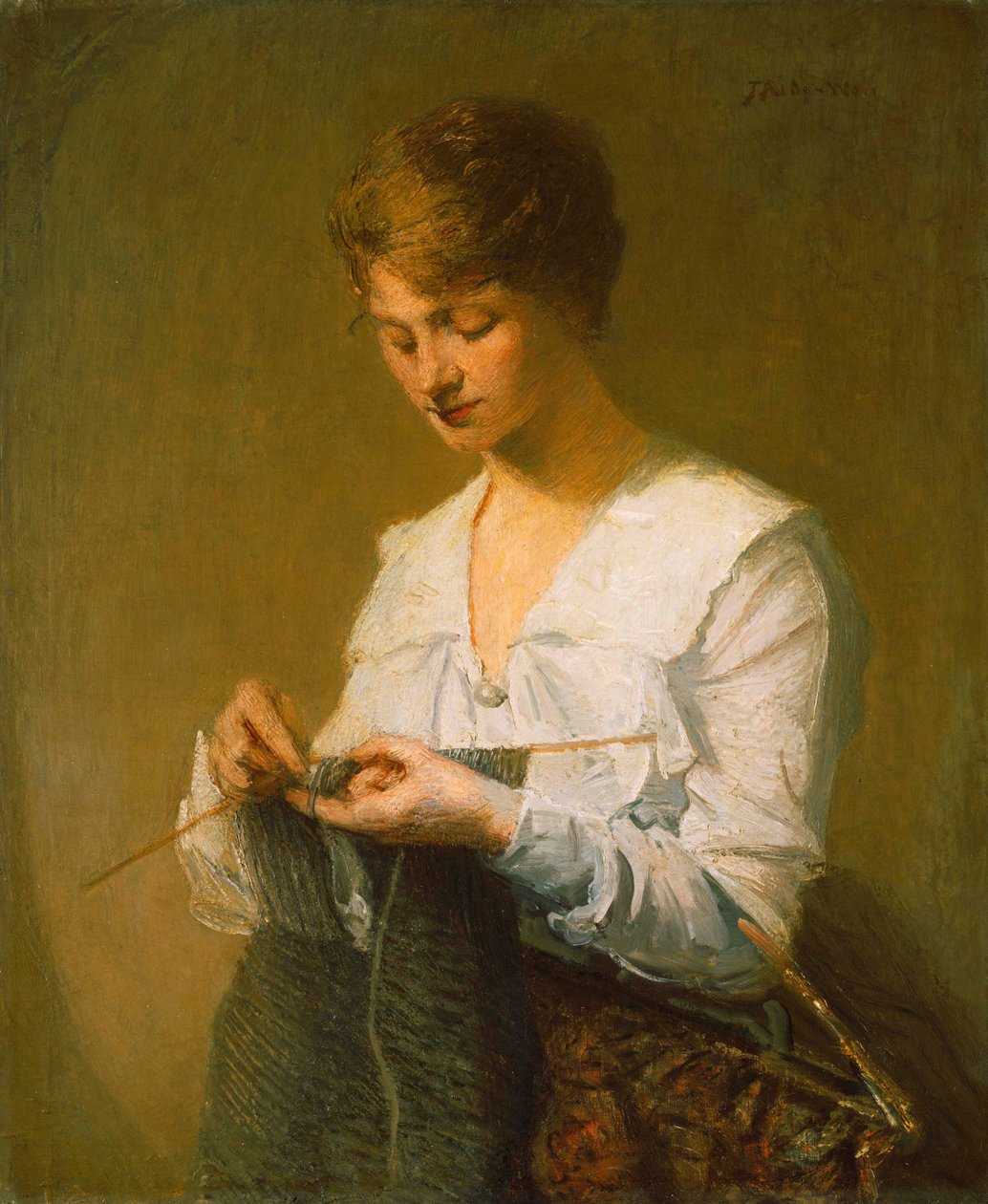 Askerler için Örgü by Julian Alden Weir