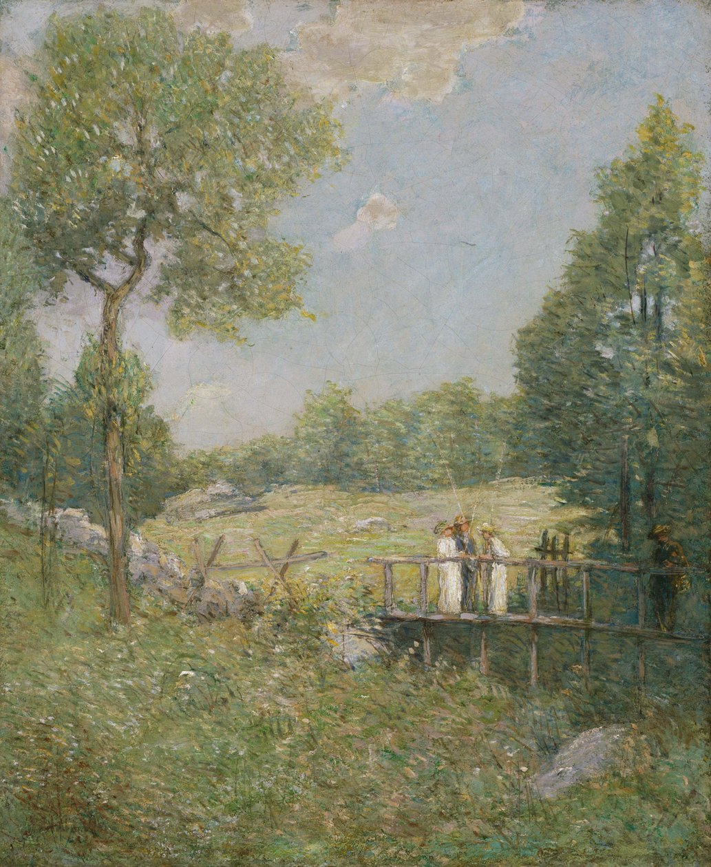 Balıkçılık Partisi by Julian Alden Weir