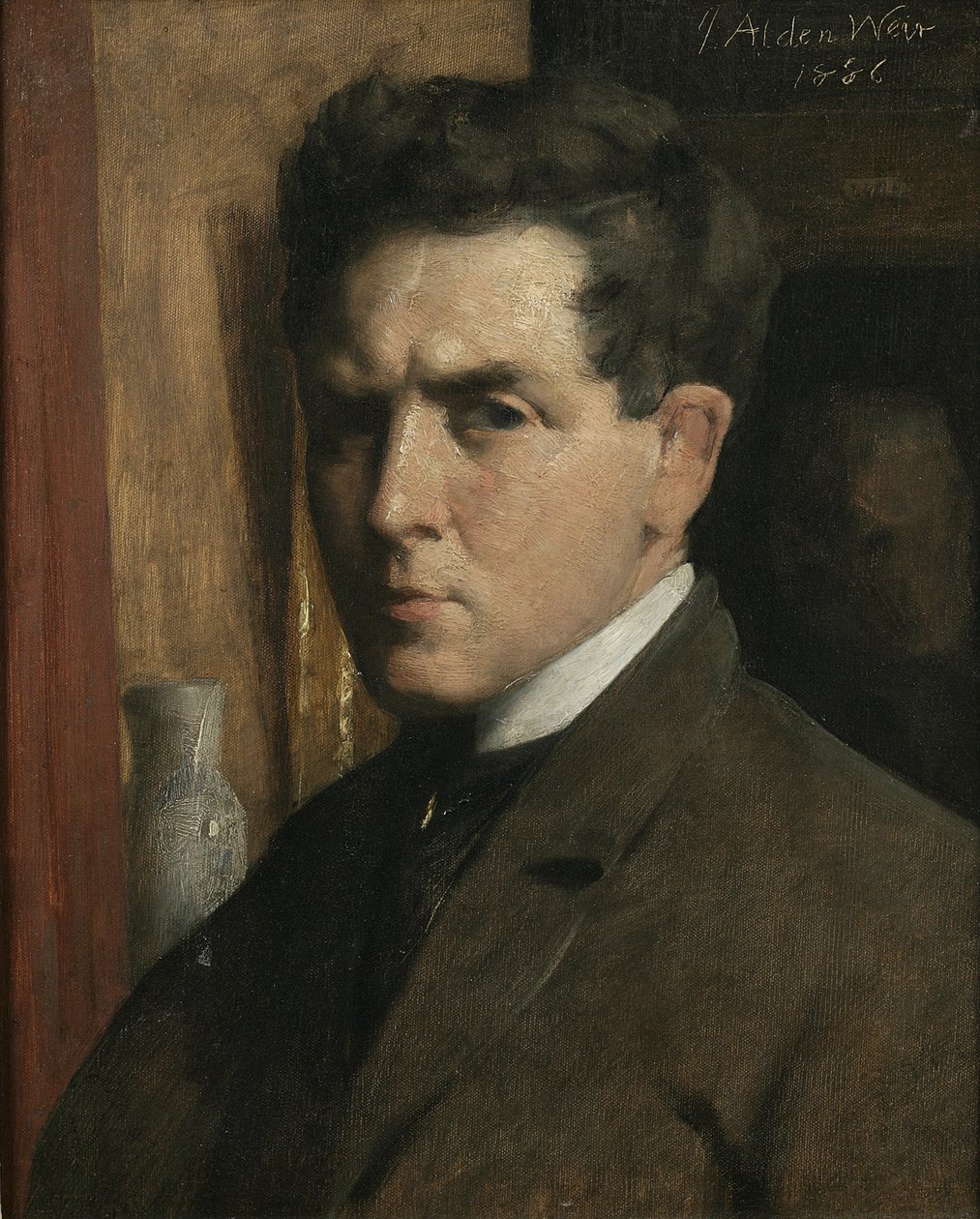 Otoportre, 1886 by Julian Alden Weir