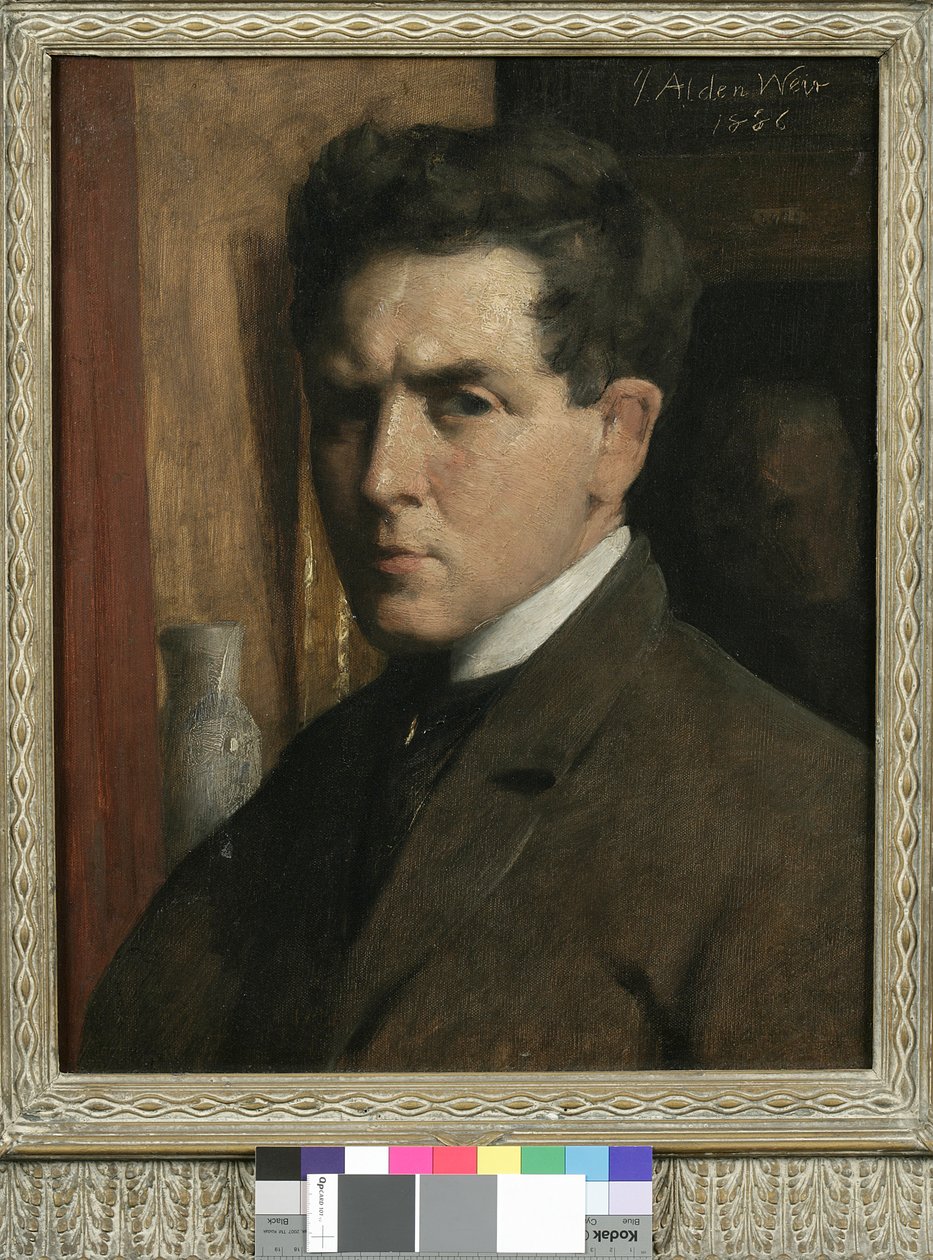 Otoportre, 1886 by Julian Alden Weir