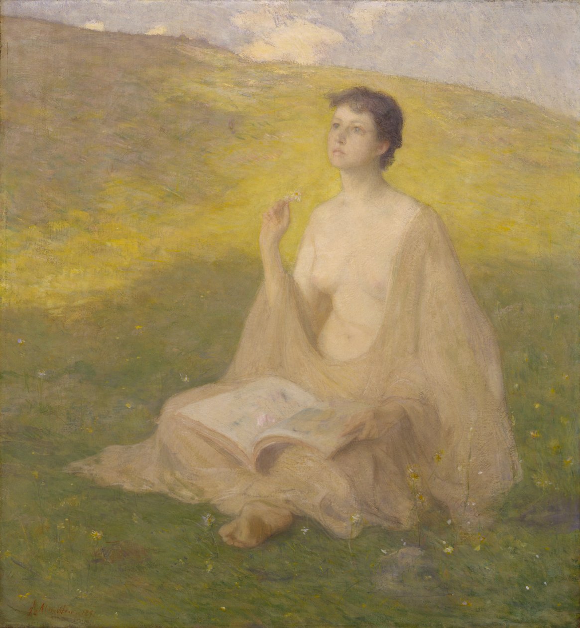 Açık Kitap, 1891. by Julian Alden Weir