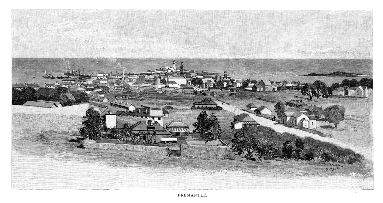 Fremantle, 1886. by Julian Ashton