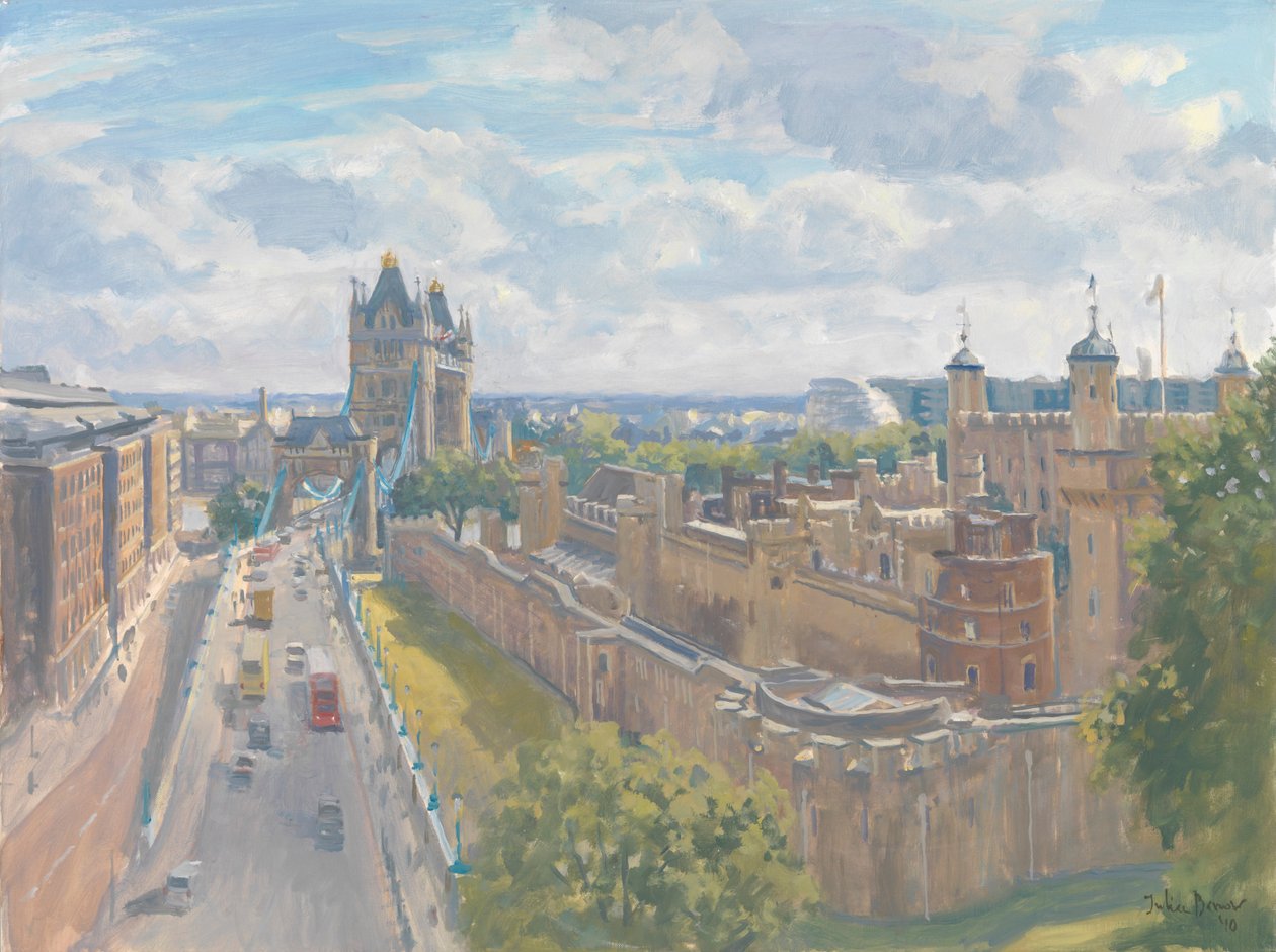 Tower Bridge ve Londra Kulesi, 2010 by Julian Barrow