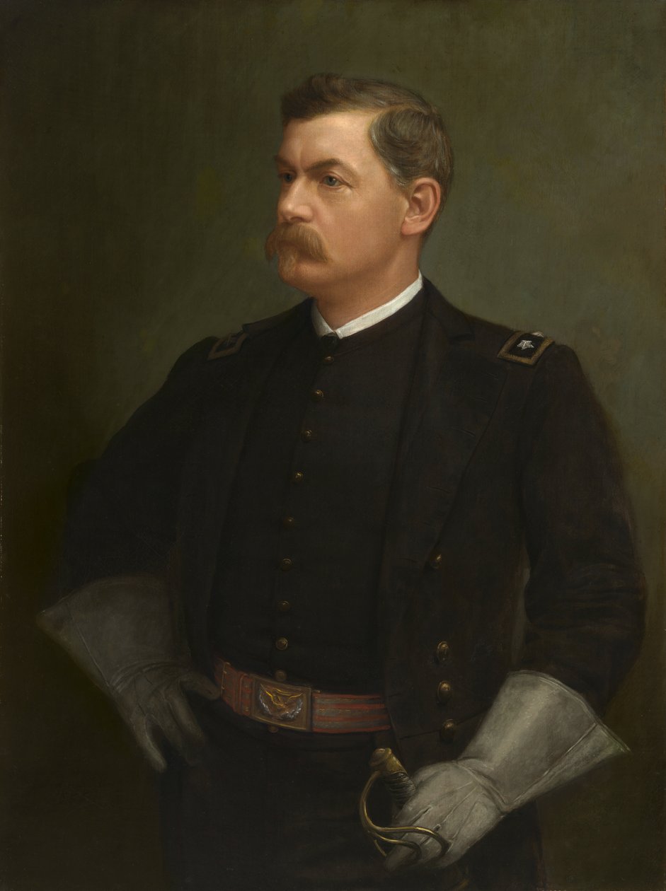 George Brinton McClellan, 1888. by Julian Scott