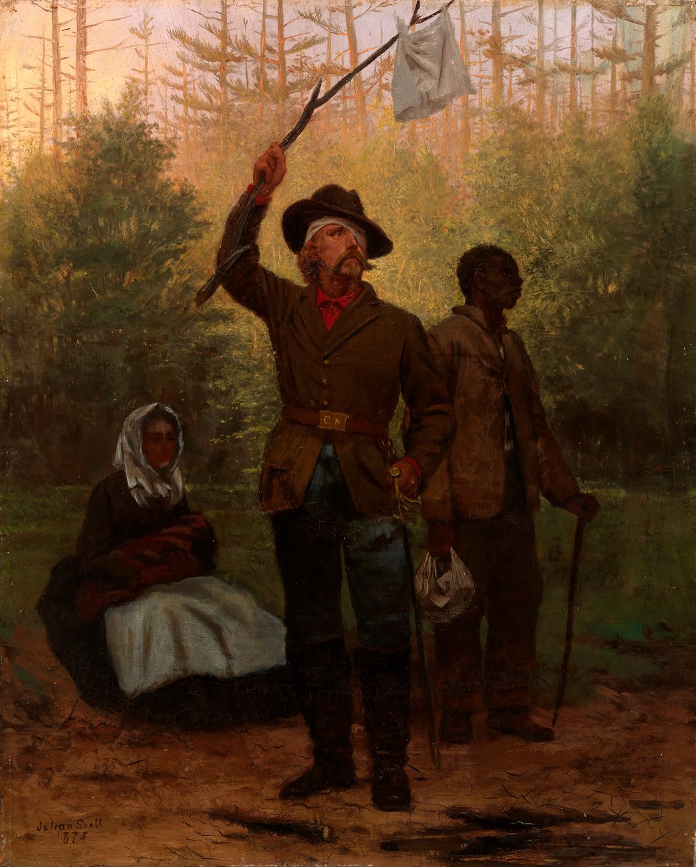 Bir Konfederasyon Askerinin Teslimi, 1873. by Julian Scott