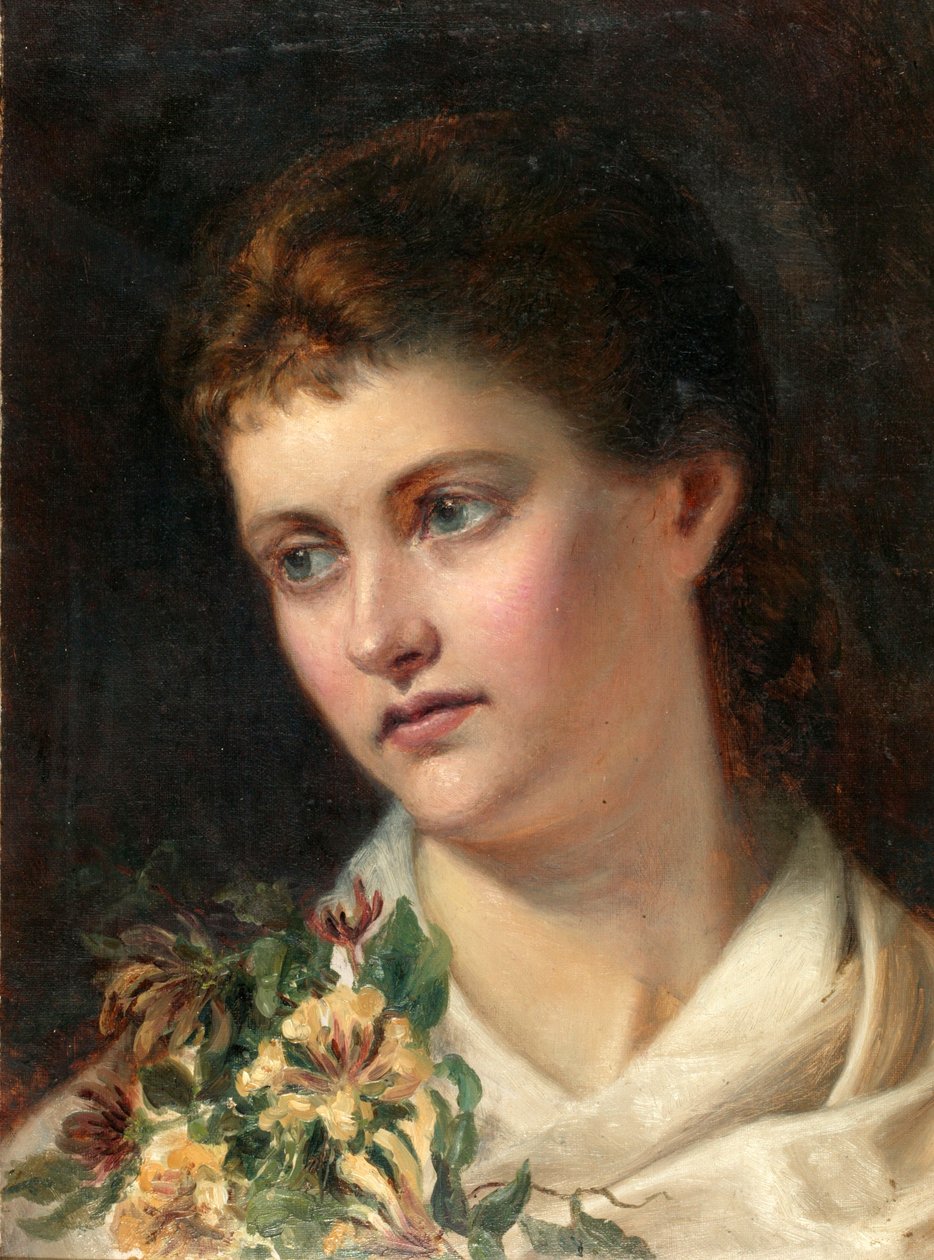 Geleceğin Düşünceleri (tuval üzerine yağlıboya) by Juliana Charlotte Shepherd