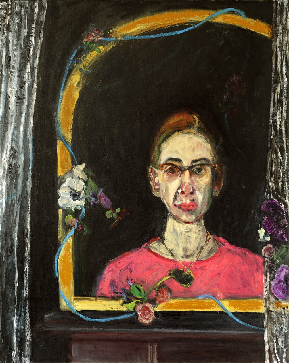 Self Portrait- Timeline, 2015, (tuval üzerine akrilik ve yağlı boya) by Julie Held
