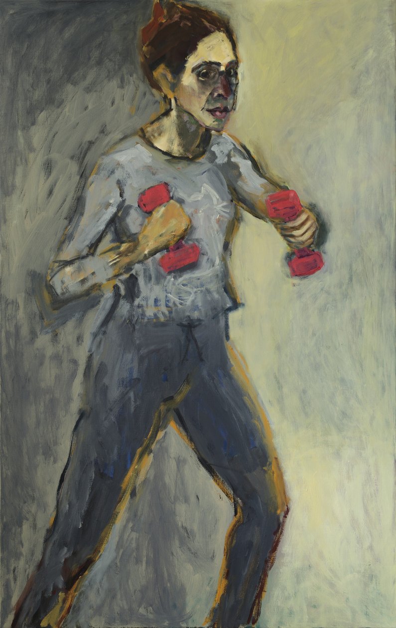 Otoportre, 2015, (tuval üzerine akrilik ve yağlı boya) by Julie Held
