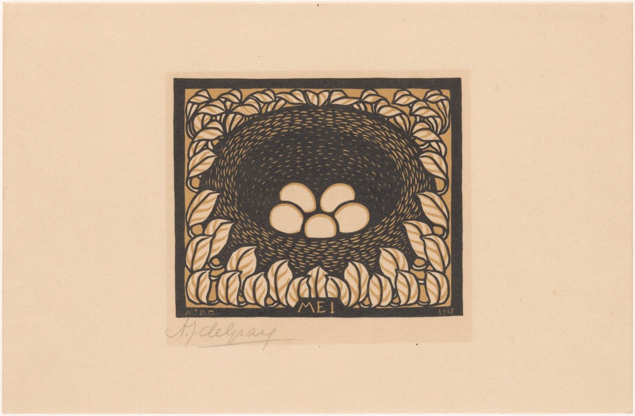 Mei (nesne üzerindeki orijinal başlık) by Julie de Graag (signed by artist)