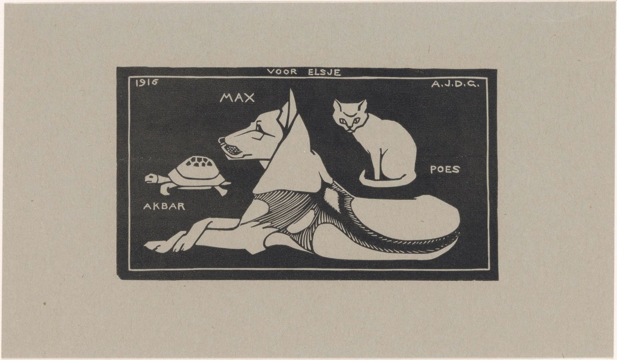 Ekber, Max, Poes (nesne üzerindeki başlık) by Julie de Graag