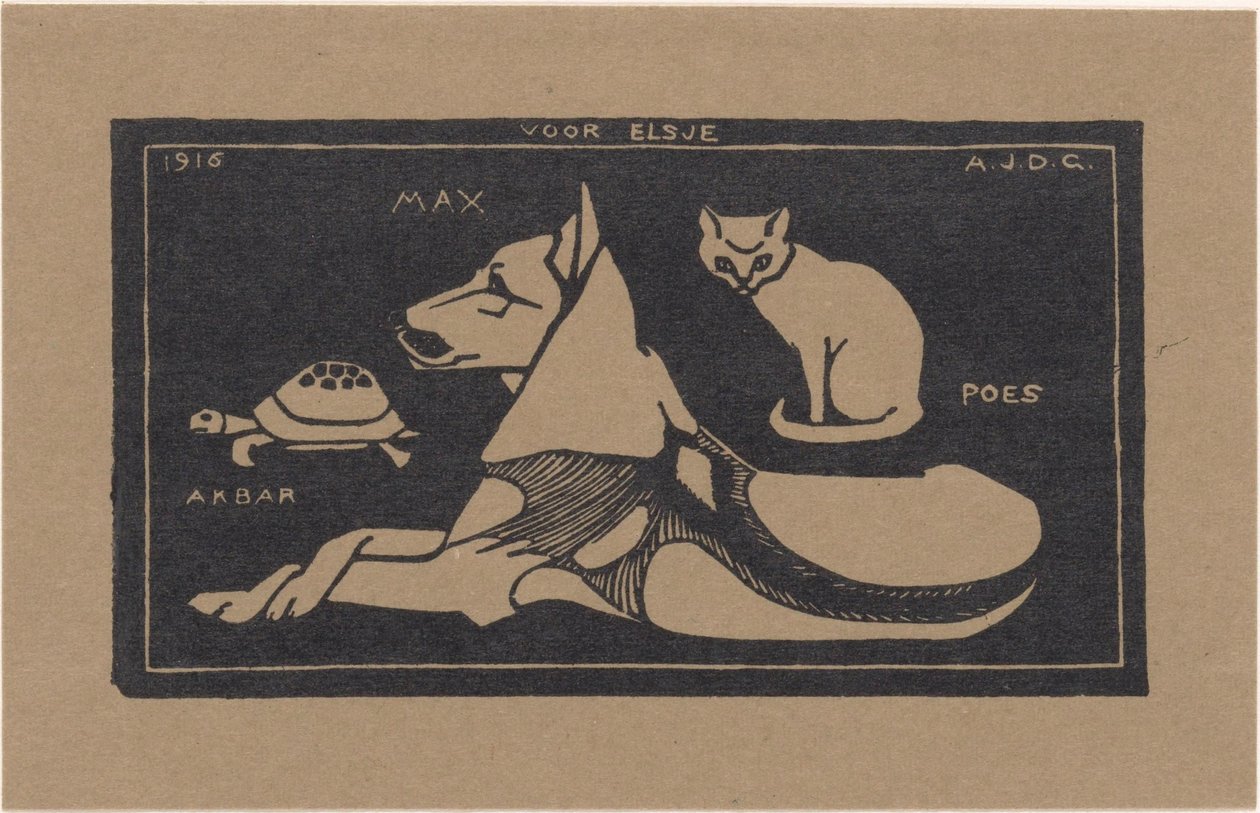 Ekber, Max, Poes (nesne üzerindeki başlık) by Julie de Graag