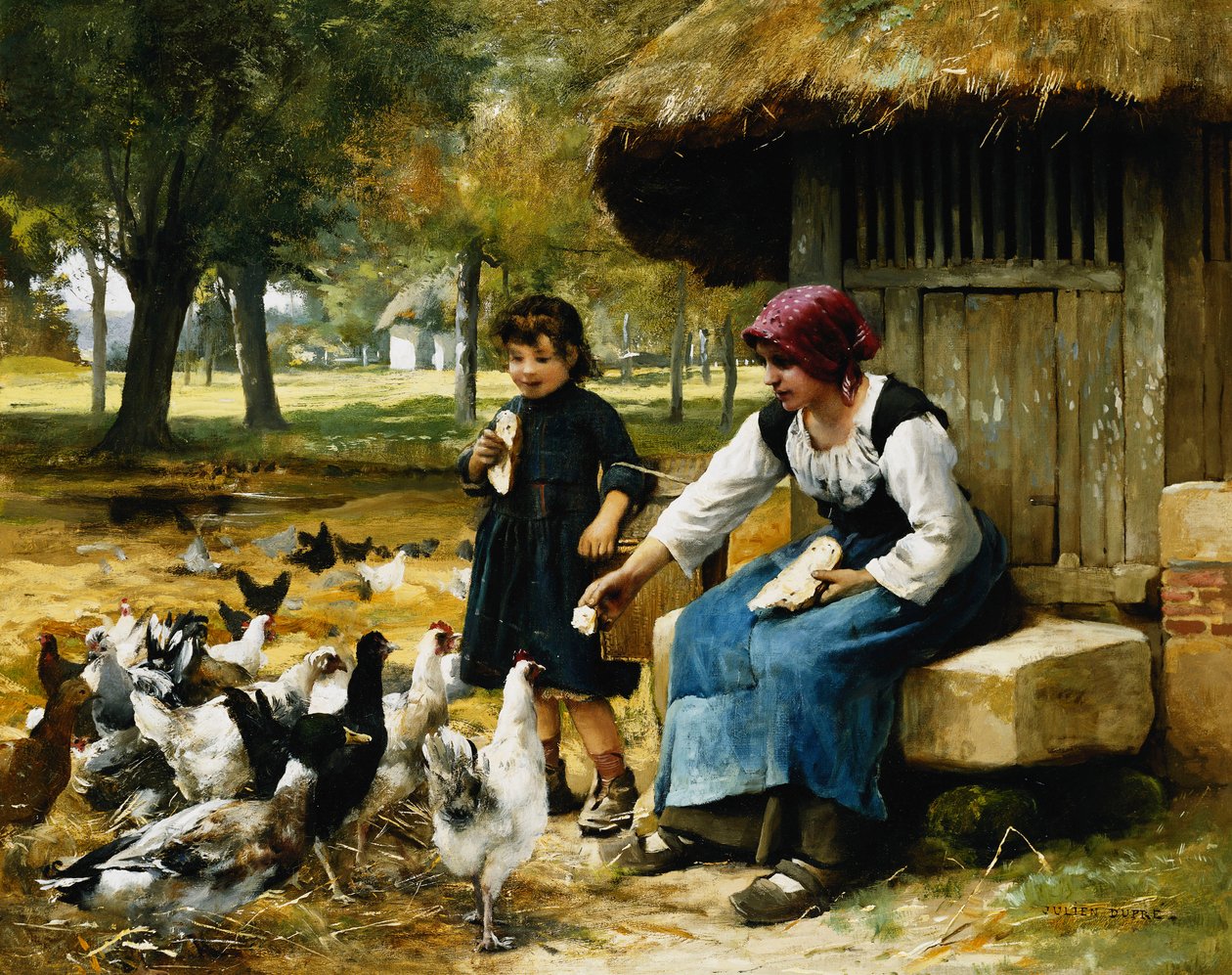 Besleme zamanı, by Julien Dupre