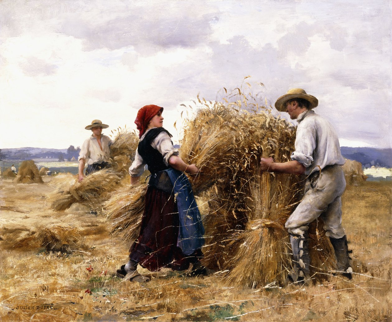 saman yığını, by Julien Dupre