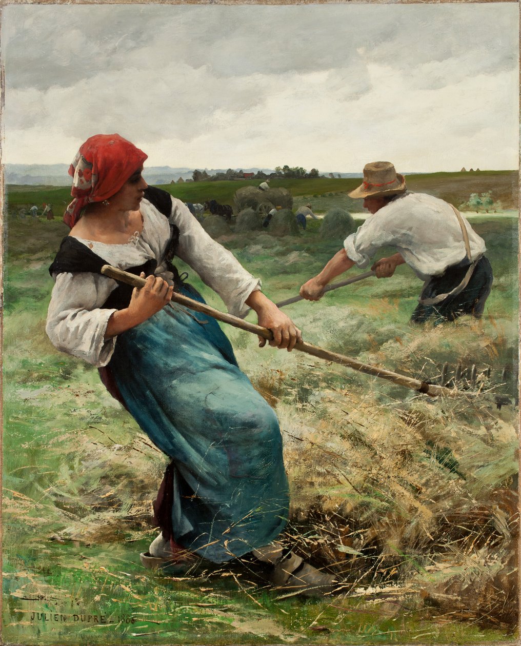 Haymakerlar, 1888 by Julien Dupre