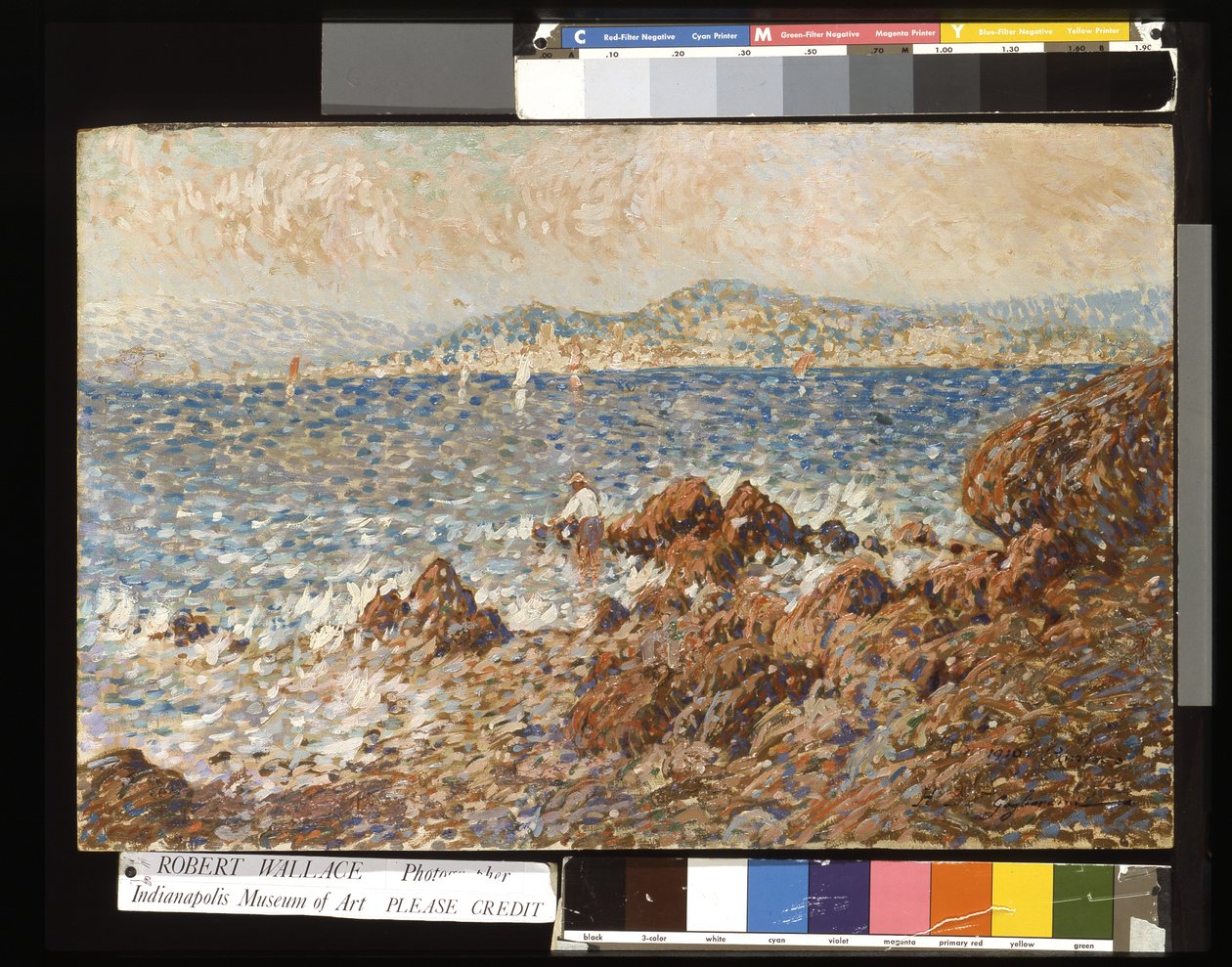 Cannes (ahşap üzerine yağlı boya) by Julien Gustave Gagliardini