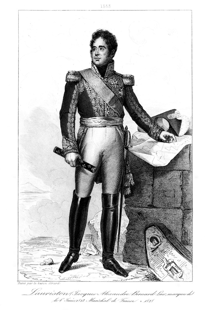 Jacques Lauriston 1768-1828, Marquis de Lauriston, 1839. by Julien Leopold Boilly