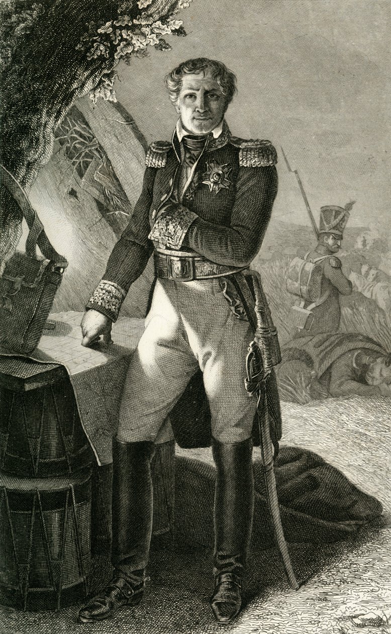 Laurent Gouvion Saint-Cyr, 1804, 1839. by Julien Leopold Boilly