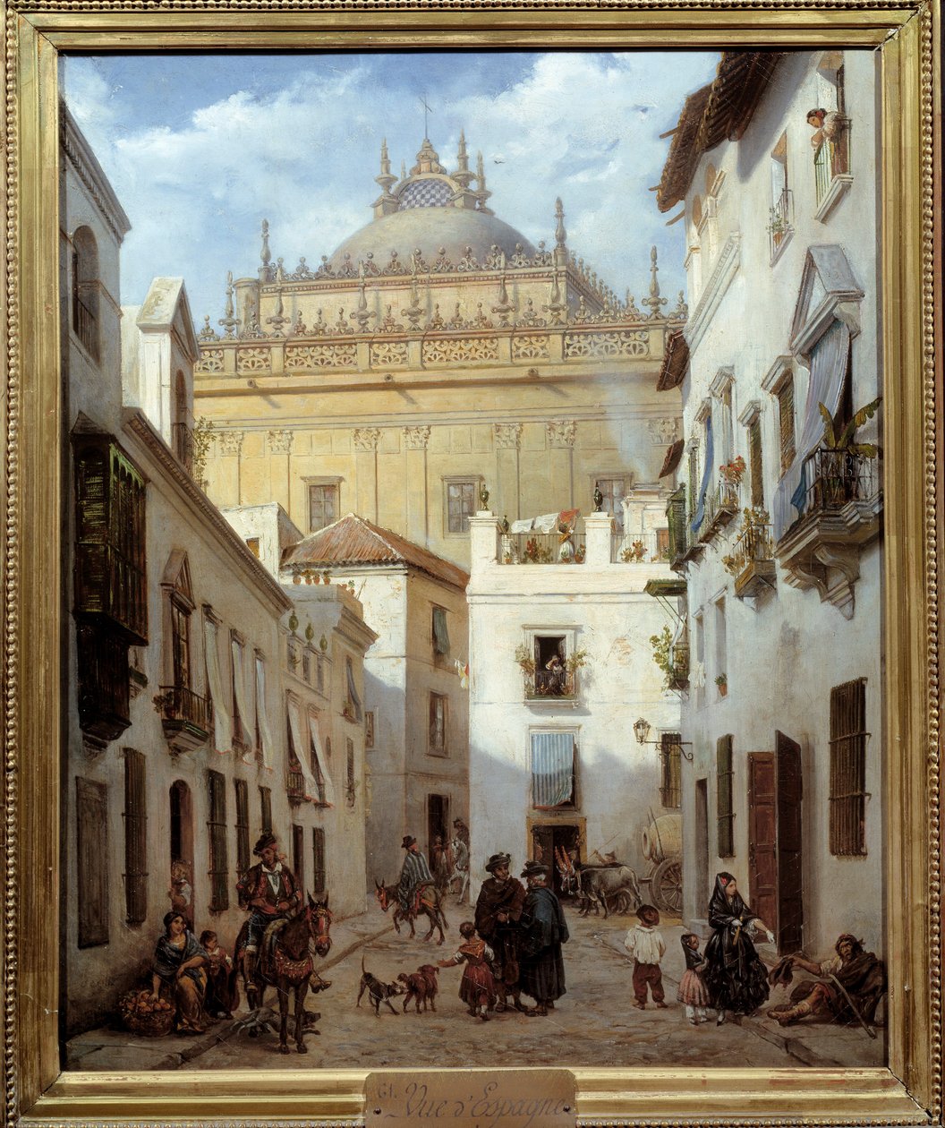 Sevilla manzarası. Julien Leopold Boilly