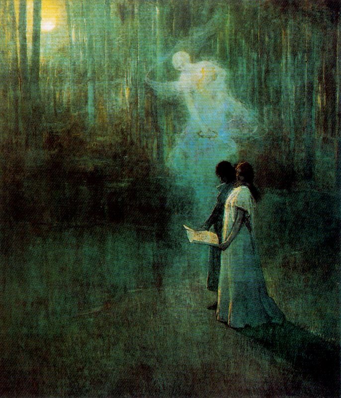 aşk şarkısı by Julio Romero de Torres