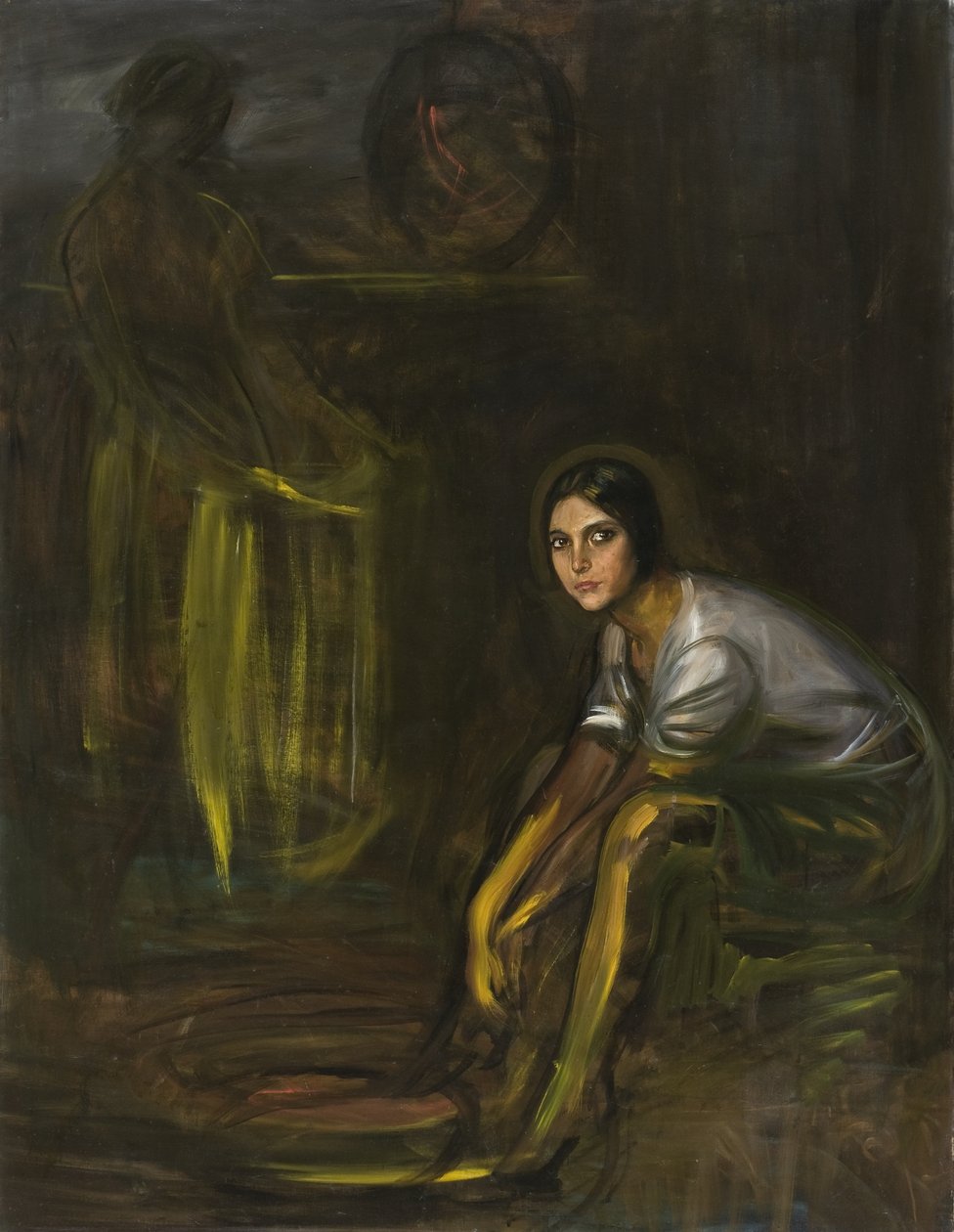 Composicion con la chiquita piconera by Julio Romero de Torres