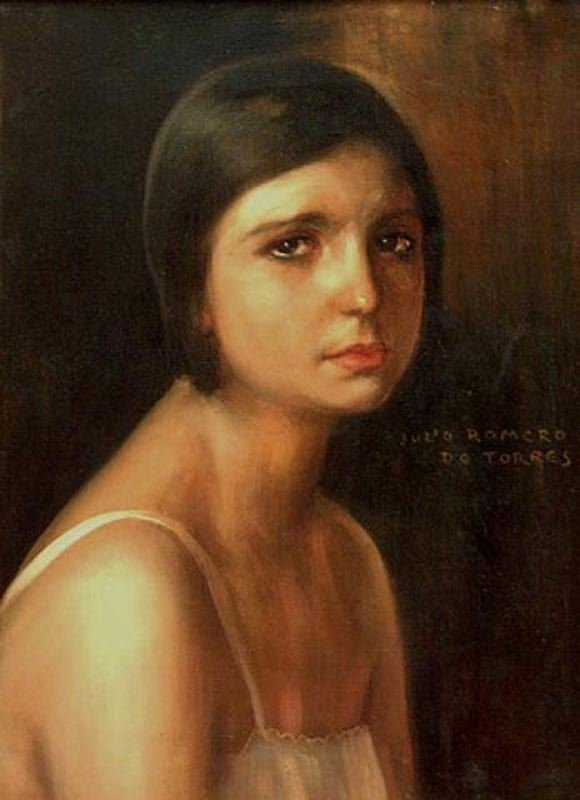 İyi küçük kız by Julio Romero de Torres