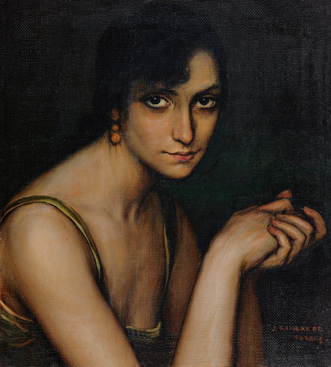 Julita Cerda, 1922-1925. by Julio Romero de Torres