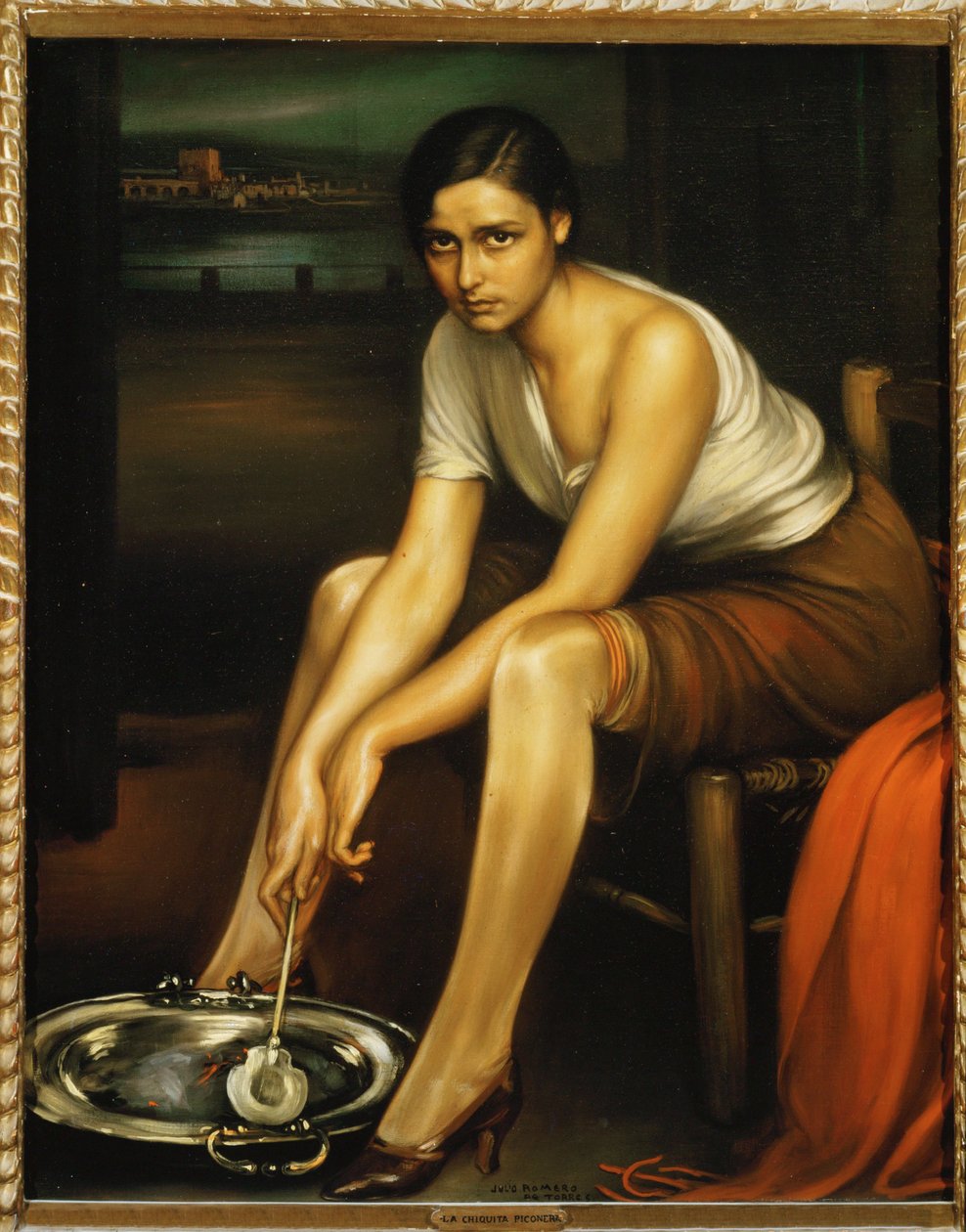 La chiquita piconera by Julio Romero de Torres