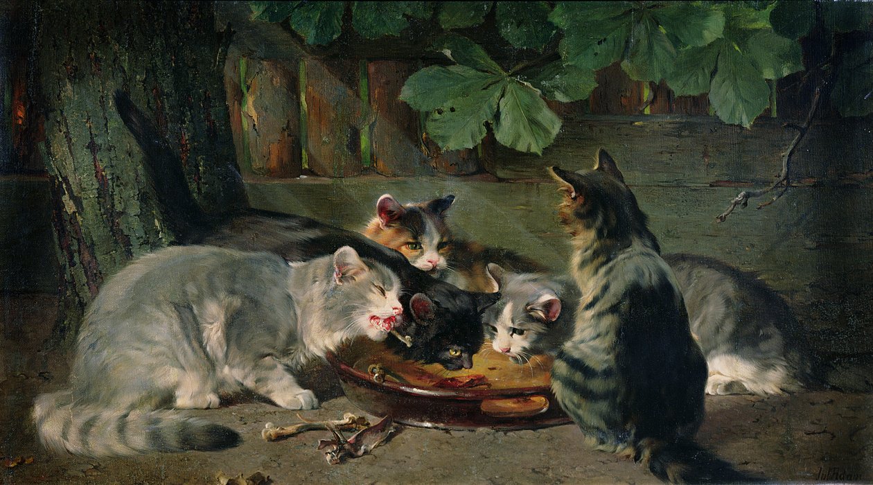 Akşam yemeği vakti by Julius Adam