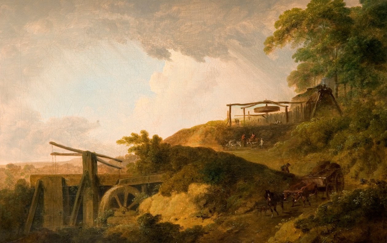 Su Atışı Tekerleği by Julius Caesar Ibbetson