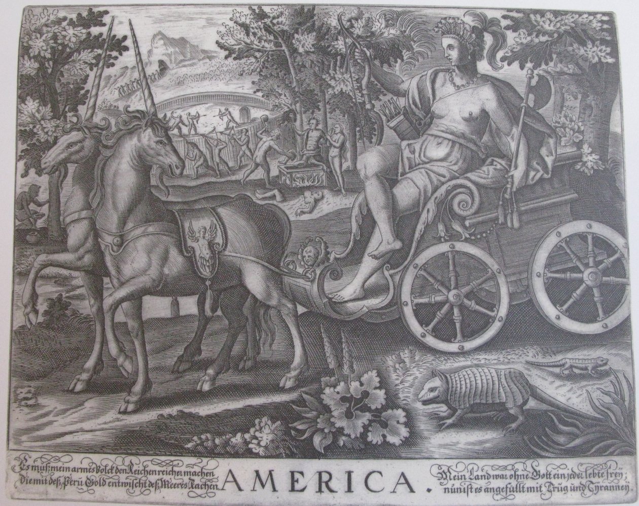 Amerika by Julius Goltzius