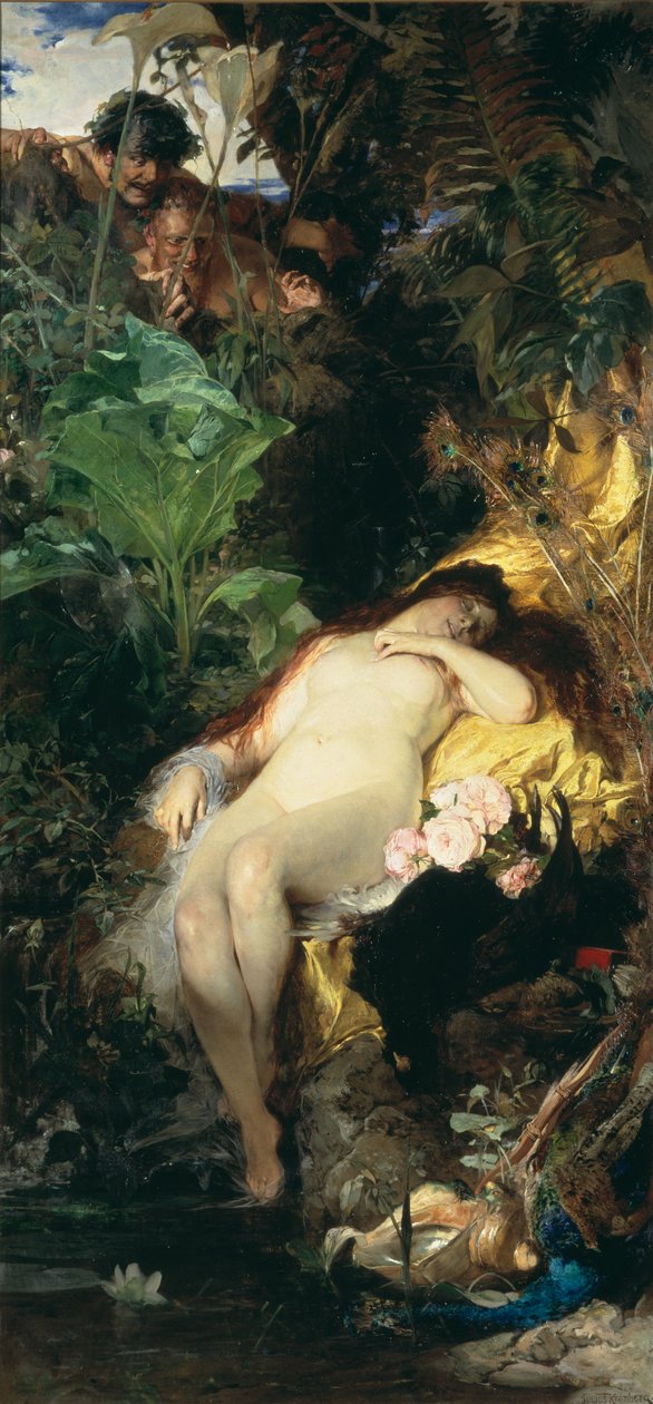 aşk tanrısı, 1878 by Julius Kronberg