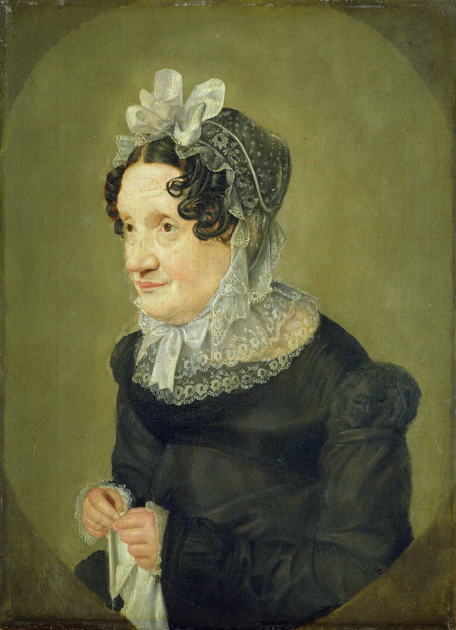 Sanatçının Halası Katharina Oldach, 1824 by Julius Oldach